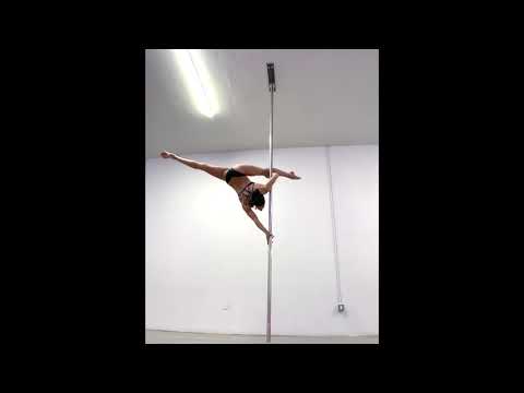 Spin Pole Press to Cheba Split Combo