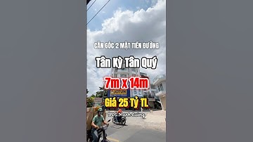 Căn góc 2 mặt tiền kinh doanh đường Tân Kỳ Tân Quý, Tân Phú #shorts #short #reels #xuhuong #bds