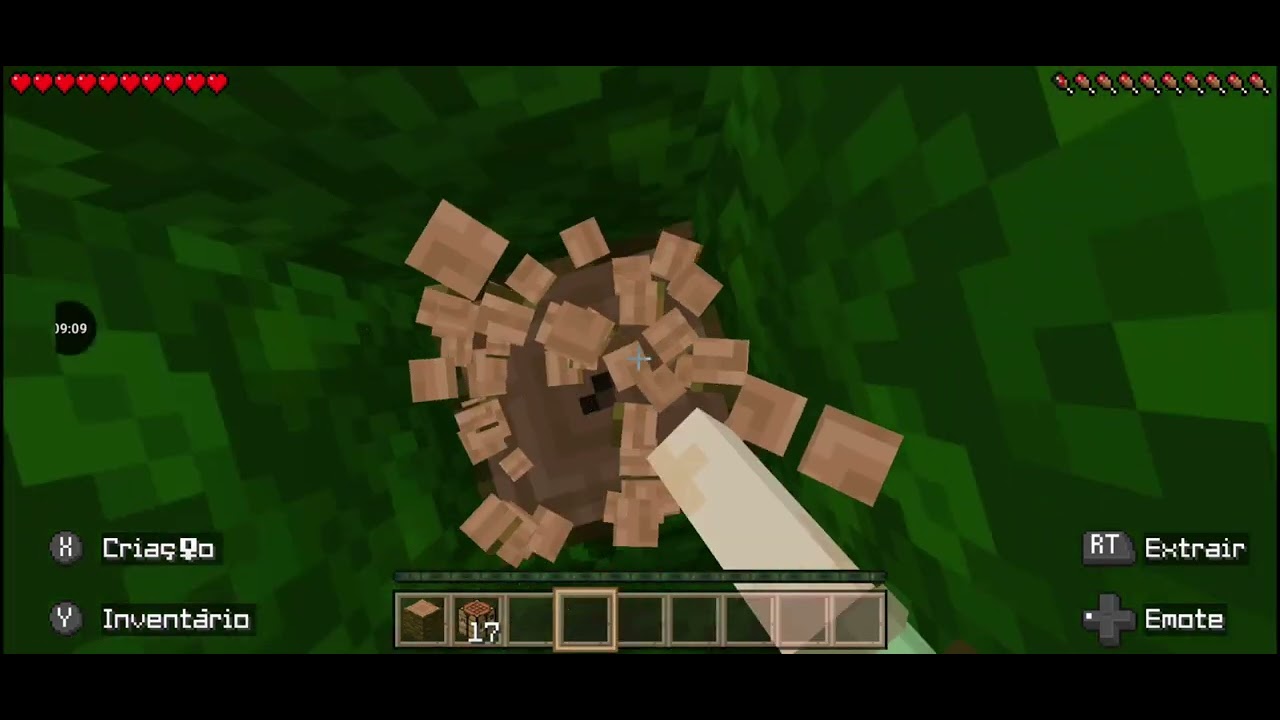 jogando copias de minecraft (islandcraft)