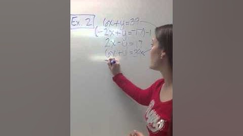 THS Algebra1 Solving Systems by Elimination Video 3