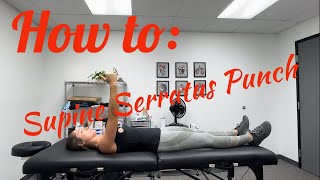 How to do a Supine Serratus Punch