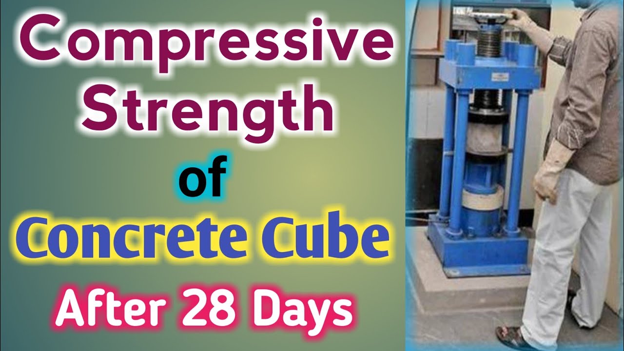 Cube Test | Compressive Strength of Concrete Block after 28 Days | Cube