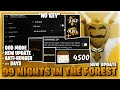 99 Nights In The Forest Script *NO KEY* - New Update, Anti Hunger, God Mode, Secret Chest &amp; More! 🌲🌿