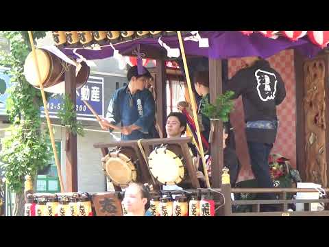福生八雲神社例祭礼志茂囃子連(宵宮)   2023