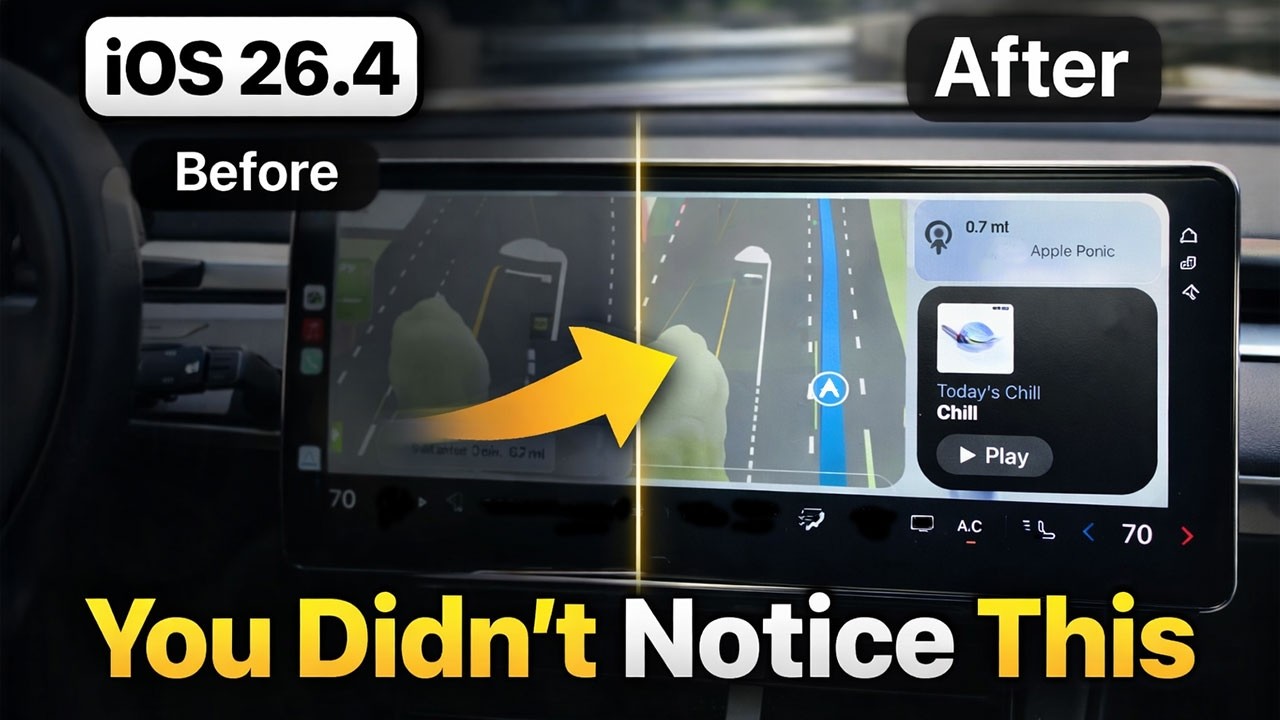 iOS 26.4 Just Changed CarPlay Beta 1