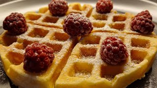 БЕЛЬГИЙСКИЕ вафли, ВКУСНЫЕ,  нежные. Rezept für belgische Waffeln