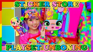 Decora Girlz Sticker Store Unboxing