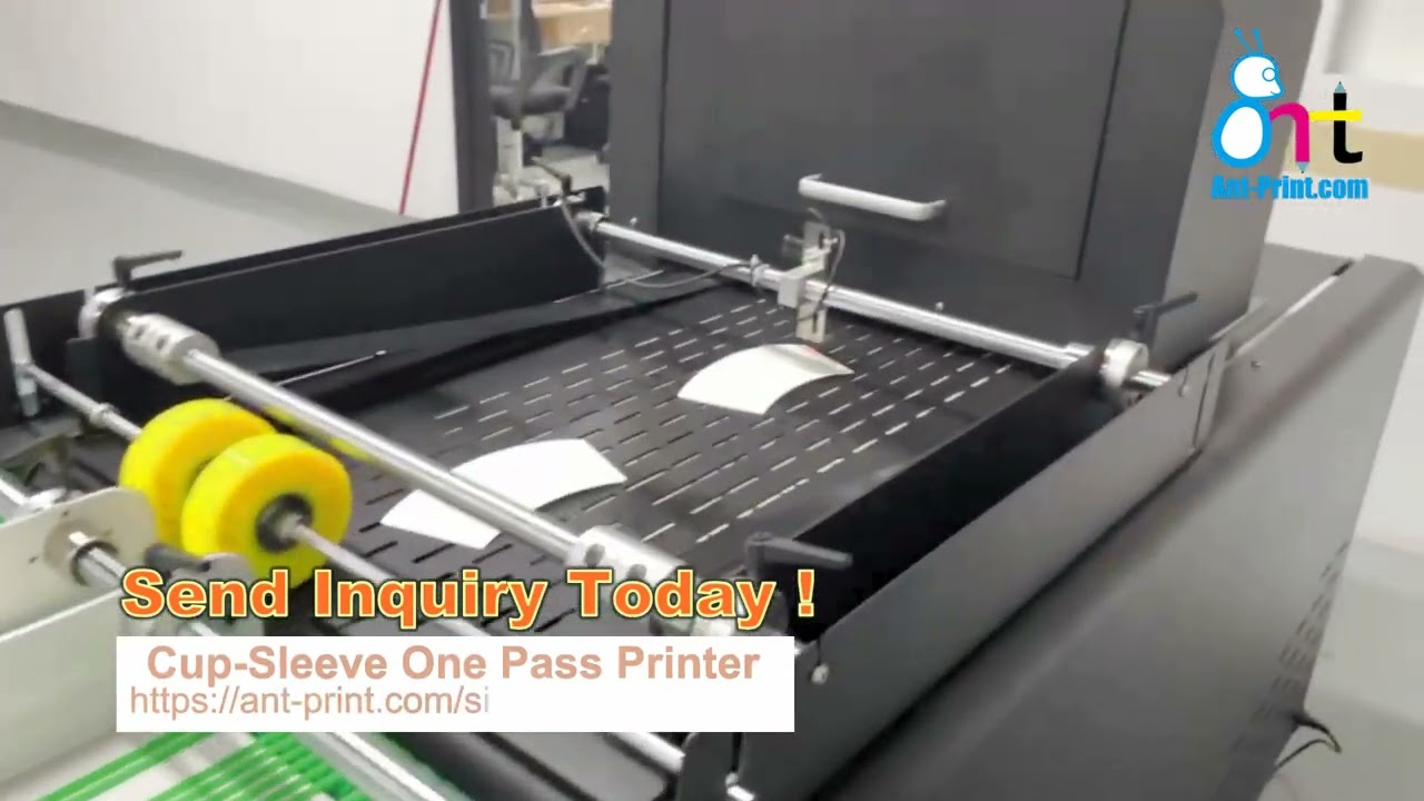 Coffee Cup Sleeves Single Pass Printer With Fast Printing Speed | Custom Printing | AntPrint