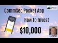 How To Invest $10,000 | Using The CommSec Pocket App