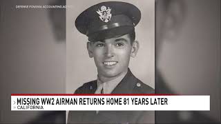 Missing WW2 Airman return home 81 years later