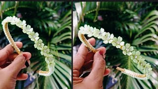 DIY Easy Hairband Making 🔥 Acralic Flower hairband /Easy Handmade Hairband Tutorial Malayalam