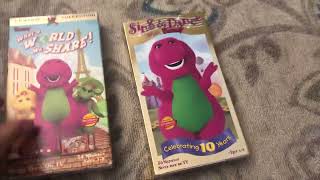 Barney What A World We Share 1999 Vhs Plus Sing Dance With Barney 1999 Vhs