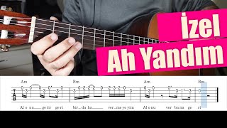 İzel - Ah Yandım - Gitar İle Nasıl Çalınır