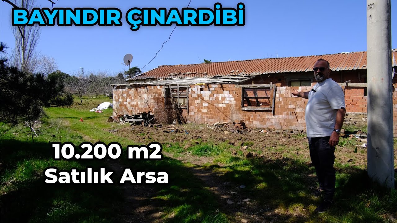 İzmir Bayındır Çınardibi’nde 10.200 m2 Satılık Arazi