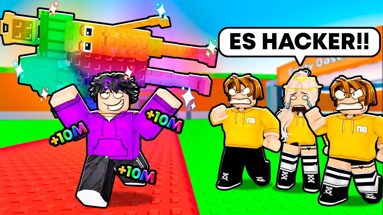 Robé BRAINROTS SECRETOS a CHICAS TOXICAS con HACKS en Steal a Brainrot (Roba un Brainrot)