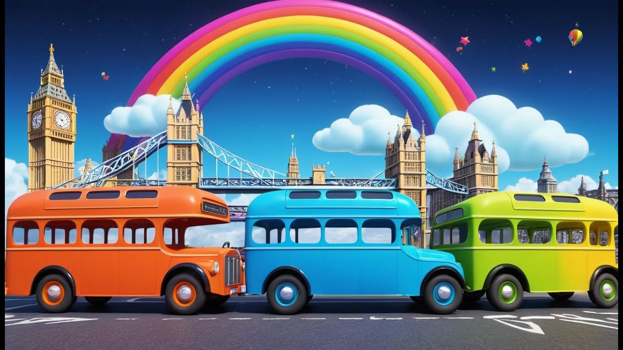 London Bridge Lights Up | Glowing Rhyme Adventure for Kids | Classic ...