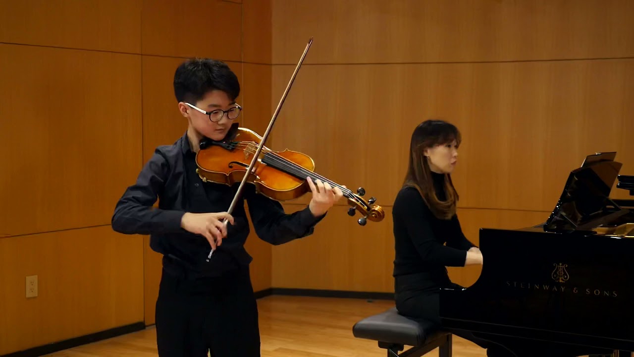 Wonyul Choi(12yrs) - Viola Concerto in B Minor, First Movement by Handel / Henri Casadesus