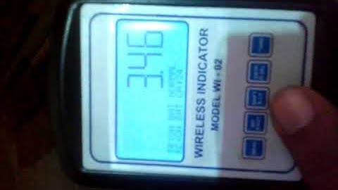 Wireless crane load cell