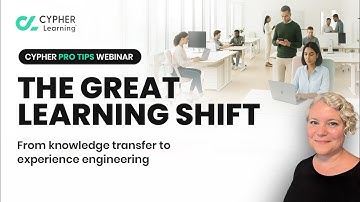 The great learning shift to experience engineering | CYPHER Pro Tips
