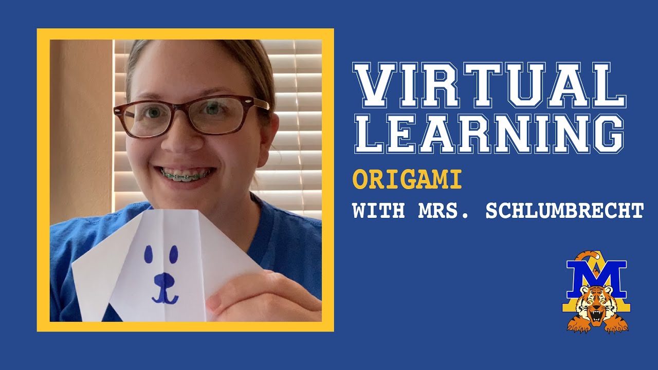 Origami with Ms. Schlumbrecht  -  Free Class ACSW - Virtual Enrichment