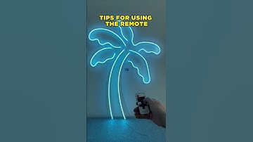 HOW TO use your Dimmer & Remote your ZanvisNeon sign | Custom Neon Sign - Zanvis Neon | 4K