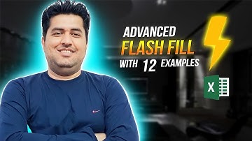 Top 12 Flash Fill Use Cases for Data Cleaning | Excel Data Cleaning | Advanced Flash Fill in Excel
