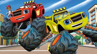 Blaze and the Monster Machines Dragon Island Race | Cartoon Game Episode for Kids screenshot 4