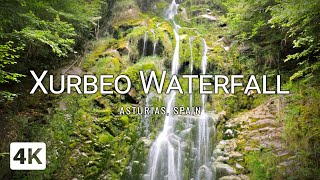 Cascada de Xurbeo | Hiking route to Xurbeo Waterfall, Asturias | Walking tour | Travel to Spain [4K]