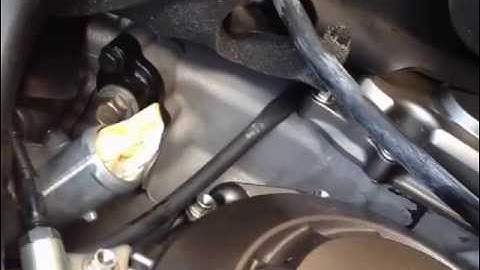 2011 ZX10r Automatic Cam Chain tension adjustment.