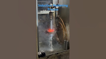 Induction Hardening Process || Shaft Induction Hardening #machine
