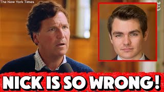 Tucker Carlson CONFRONTED about Nick Fuentes Question🔥 
