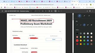 Niacl Ao Recruitment 2025 Markshee.