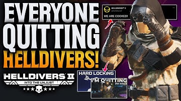 Helldivers 2 Everyone Is Quitting The Game!