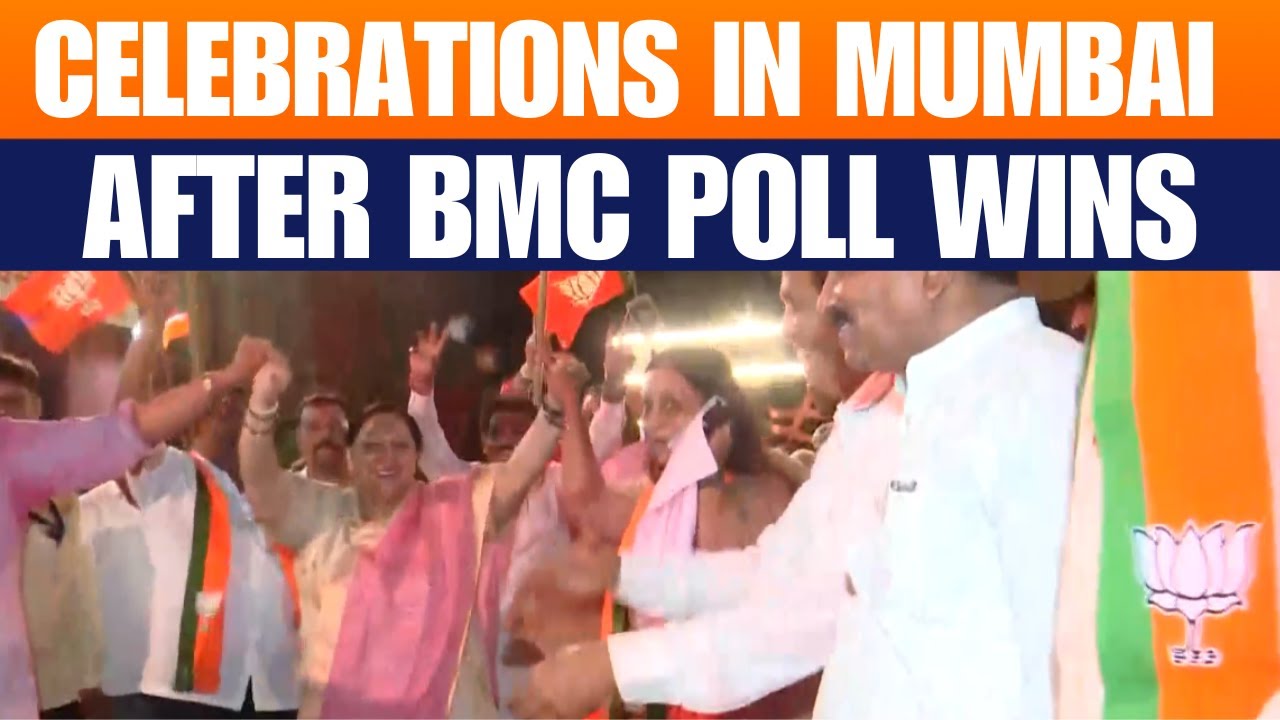Mumbai: Maharashtra | Celebrations at Dadar BJP Office After BMC Poll Wins 20266 | BJP Victory