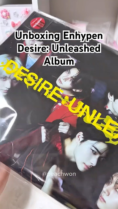 Unboxing Enhypen Desire: Unleashed Album