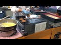 文明堂のどら焼き実演販売