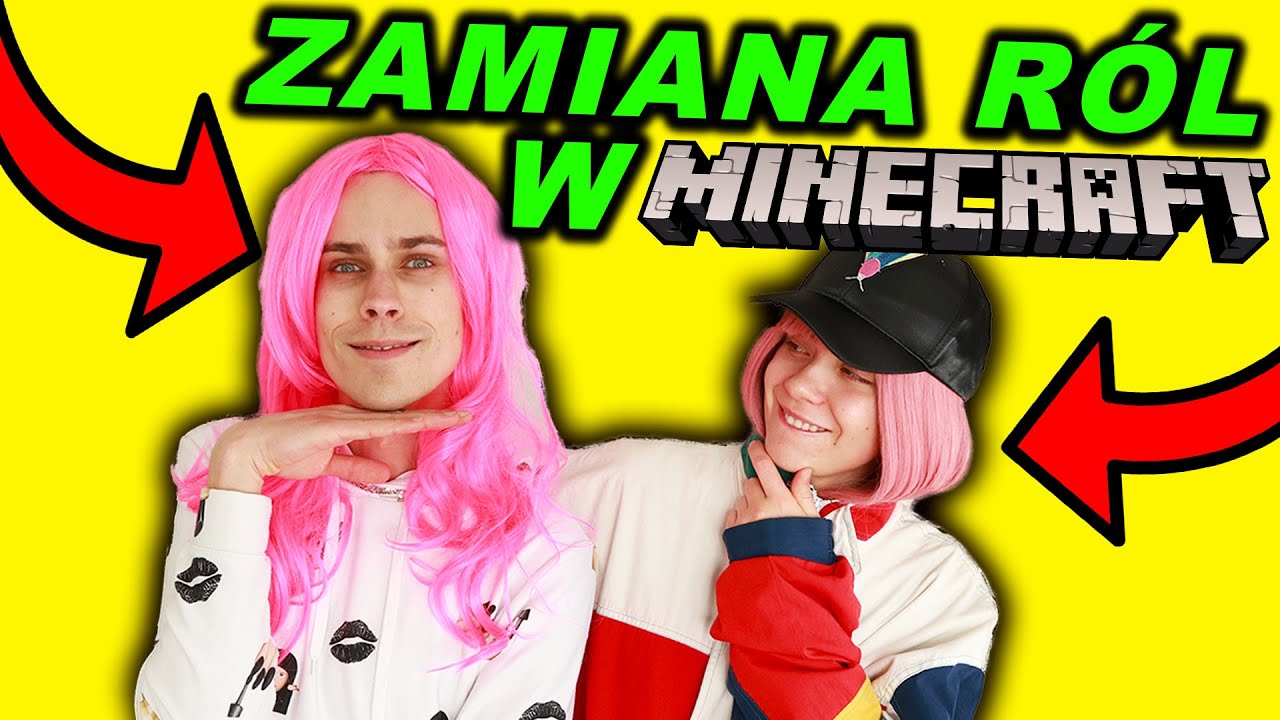 ZAMIANA RÓL MARTYNA ZABAWA to PAWEŁ MALINOWSKI w MINECRAFT