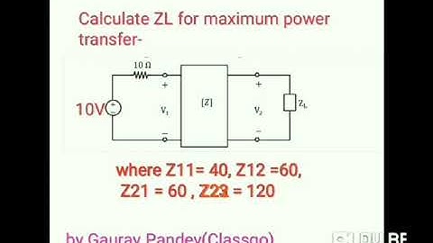 GATE 2020  EC Network Question | Z port | Electric Circuit