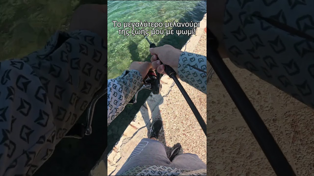 Μελανούρι τέρας σε ψωμί! #ψάρεμα #fishing #ψωμί