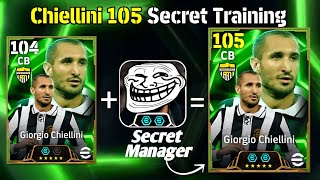 Giorgio Chiellini 105 Rated Training Efootball 2026 How To Train 105 Chiellini 105 Efootball 2026