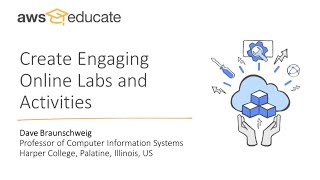 Create Engaging Online Labs and Activities | AWS Public Sector