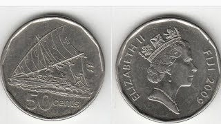 2009 FIJI 50 Cents coin VALUE