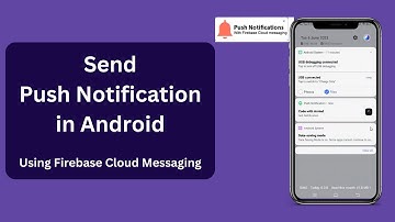 Send Android Push Notifications Using Firebase Cloud Messaging | Firebase push notification Android