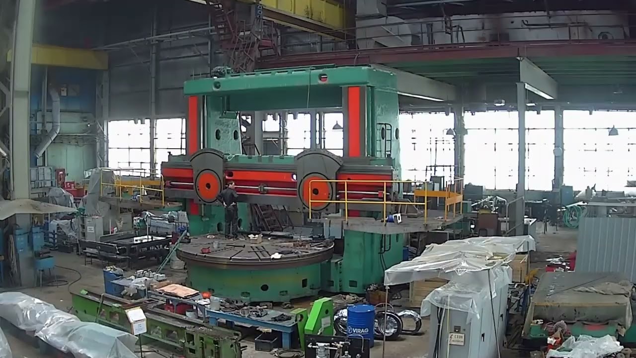 Капитальный ремонт тяжелого токарно-карусельного двухстоечного станка ...