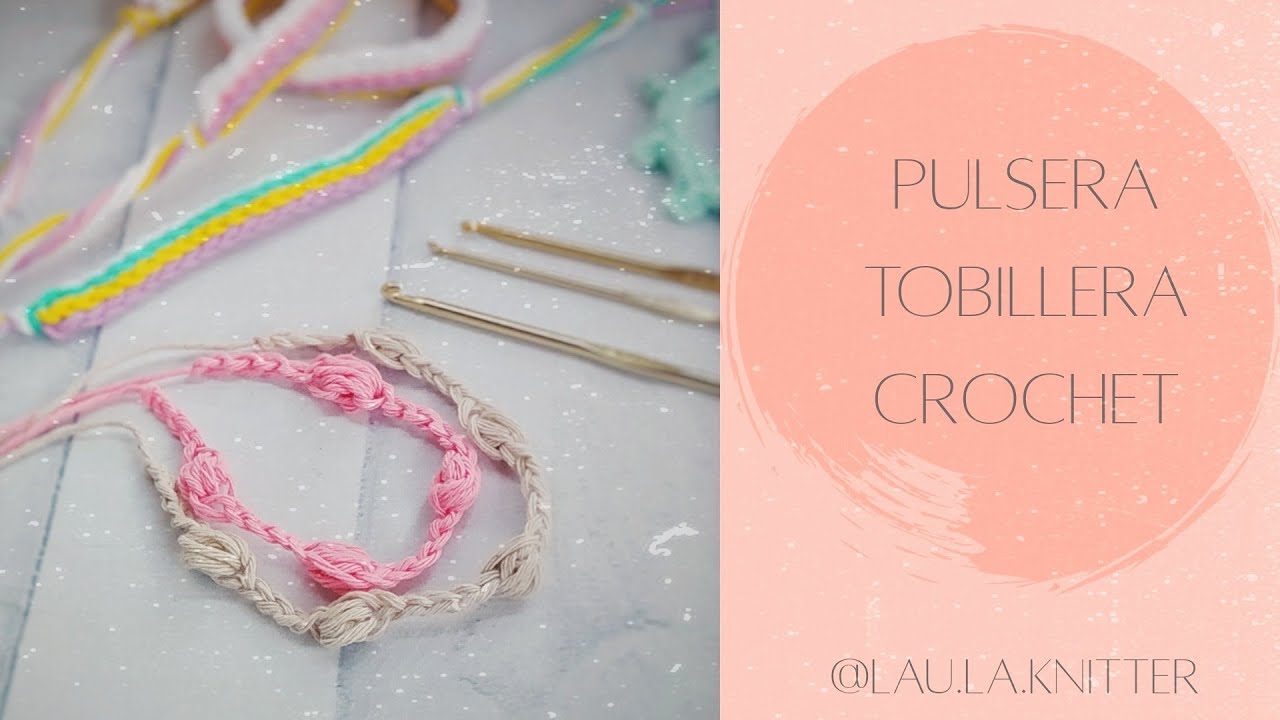 🧶Cómo tejer a crochet Tobillera o Pulsera en 2 MINUTOS 📿