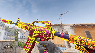 CS2 MADE THIS SKIN CLEAN & SHINY🔥🔥- Inspecting M4A1 CHANTICOS FIRE in CS2 Ingame