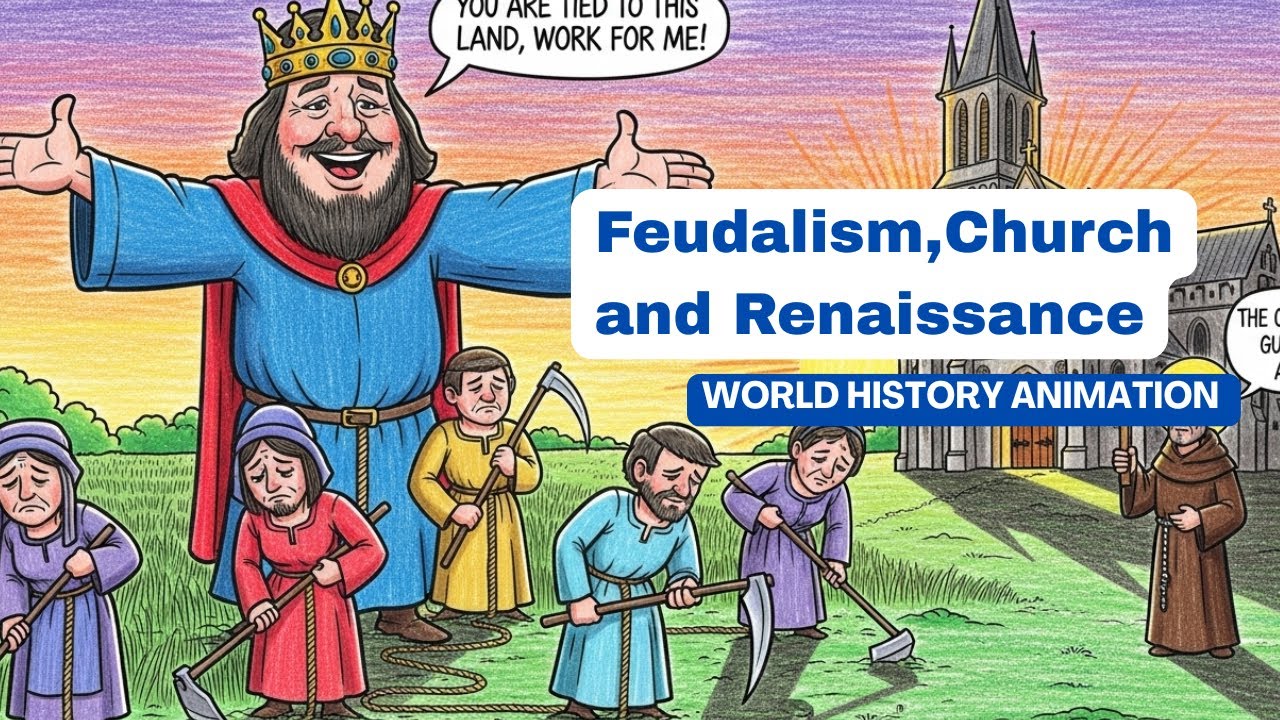 From Feudalism to Renaissance 🌍 | World History Explained in animation| UPSC & Govt Exam