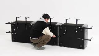 Assembly Instructions of Modular Sectional Sofa
