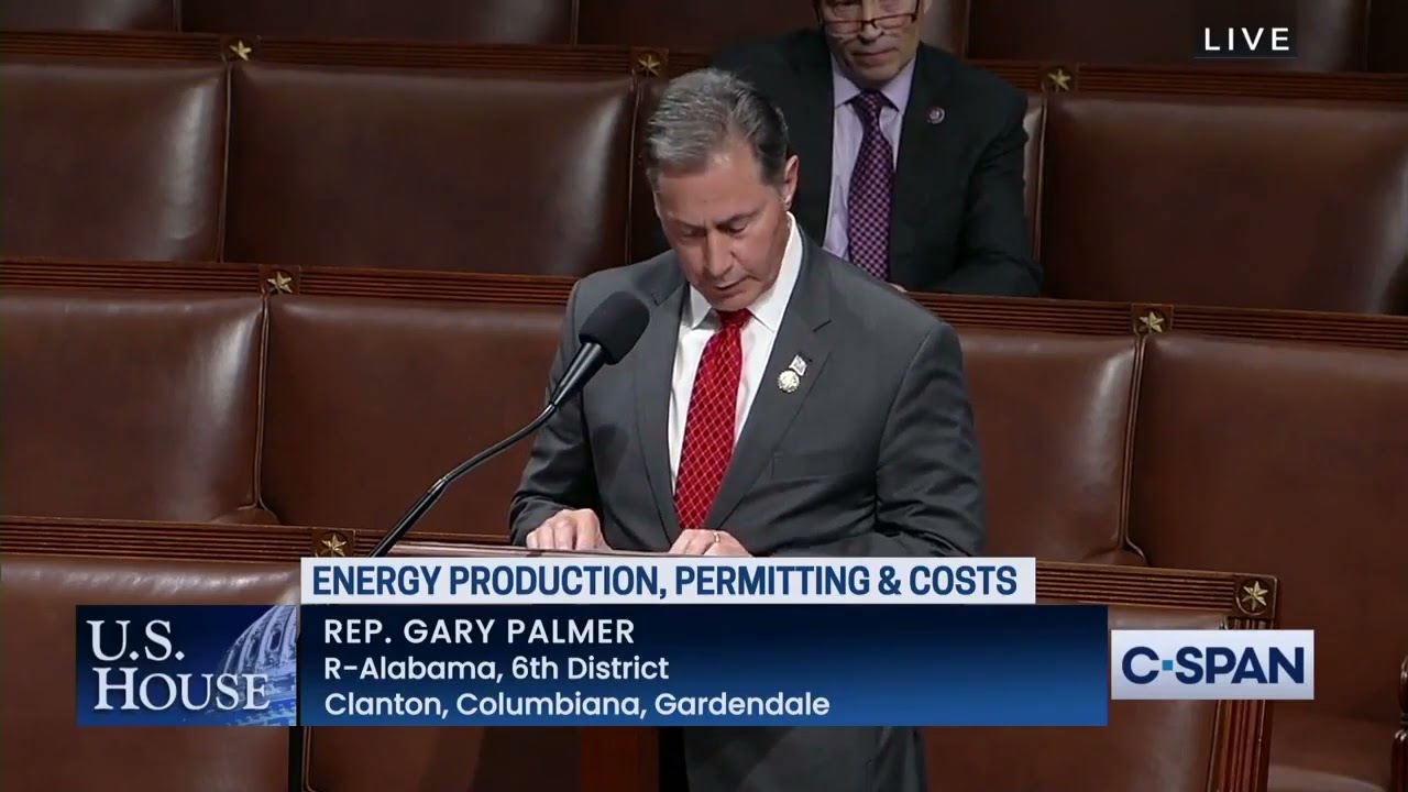Rep. Gary Palmer Speaking on H.R. 1