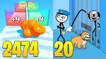 Tall man run VS Thief Puzzle - All Levels SpeedRun Gameplay